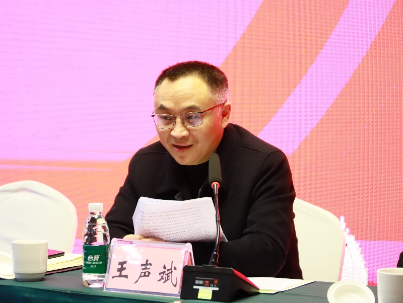 王声斌作总结讲话.